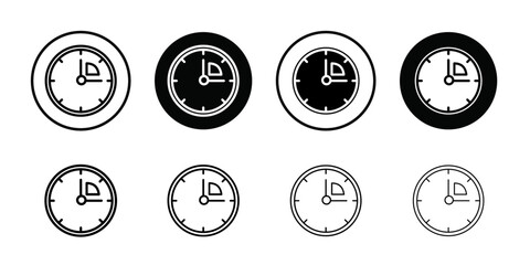 Time frame concept icon Thin line flat illustration