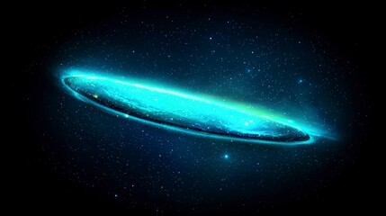 Obraz premium Stunning Cosmic Galaxy Nebula Stars Space Background