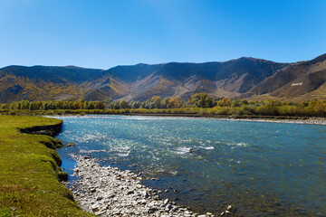 Autumn scenery in Kangding, Garze, Sichuan Province, China