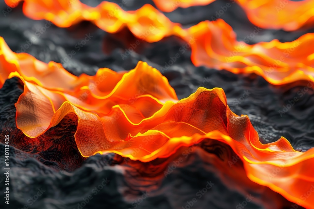 Poster exploring the intricacies of abstract sound waves a journey through vibrational artistry