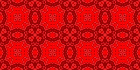 Fototapeta premium Seamless pattern banner red. Red Christmas pattern. Merry Christmas. Happy New Year. Red festive pattern