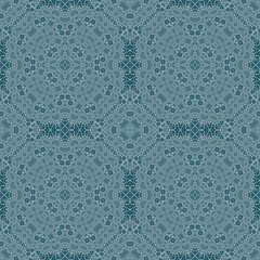 Christmas seamless pattern. Christmas background blue. Snowflake pattern. Happy New Year