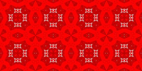 Seamless pattern banner red. Red Christmas pattern. Merry Christmas. Happy New Year. Red festive pattern