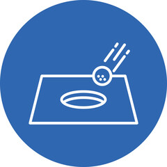 HoleinOne line circle icon