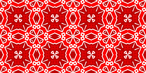 Seamless pattern banner red. Red Christmas pattern. Merry Christmas. Happy New Year. Red festive pattern