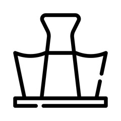 paperclip line icon