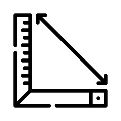 ruler line icon