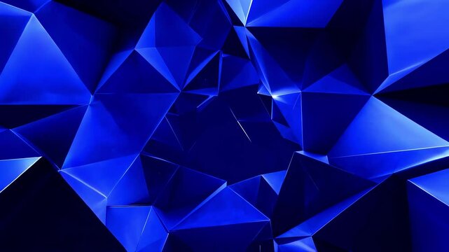 Transforming dark blue crystal cave creates an immersive and captivating background, enhancing visual depth and intrigue. Immersive appeal