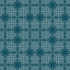 Christmas seamless pattern. Christmas background blue. Snowflake pattern. Happy New Year