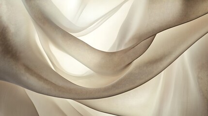 Calming Rhythms Illustration Featuring Soft Waves and Harmonious Abstract Patterns