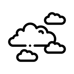 cloud line icon