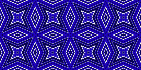 Seamless pattern banner blue and white. Merry Christmas. Happy New Year. Frost and snowflakes pattern