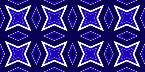 Seamless pattern banner blue and white. Merry Christmas. Happy New Year. Frost and snowflakes pattern