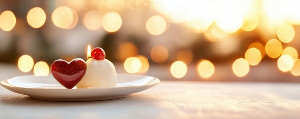 Celebrating romance a heartfelt dessert table for affectionate moments