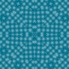 Christmas seamless pattern. Christmas background blue. Snowflake pattern. Happy New Year
