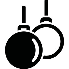 Simple vector icon christmas toy
