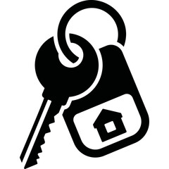 Simple vector icon keys