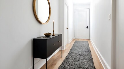 Modern Minimalist Hallway Interior Design