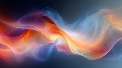 Obraz premium Abstract flowing wave of vibrant colors.