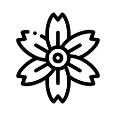 Obraz premium blossom line icon
