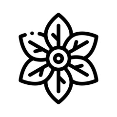 flower line icon