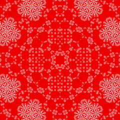 Christmas seamless pattern. Christmas background red. Merry Christmas. Happy New Year.