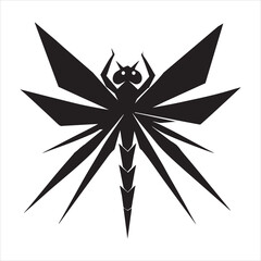 Obraz premium Dragonfly Insect Vector Design with Wings