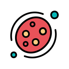 Bacteria vector Icon