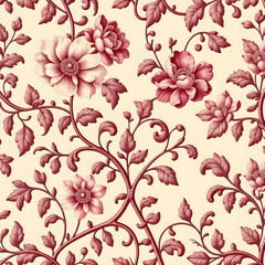 seamless pattern with flowers
