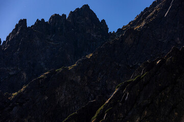 solid rocks, hiking around Téryho chate, high tatra, slovakia