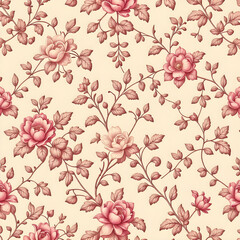 seamless pattern with flowers

