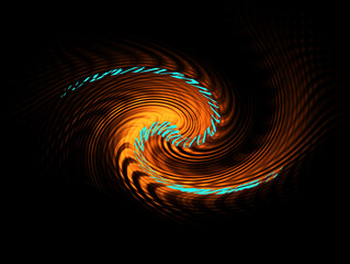 Digitale abstrakte Kunst ohne Mithilfe von 