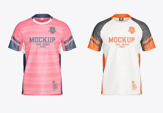 Rugby Jersey Mockup