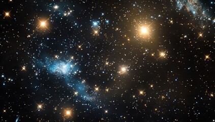 Abstract lighting with a digital lens flare, set against a dark background.