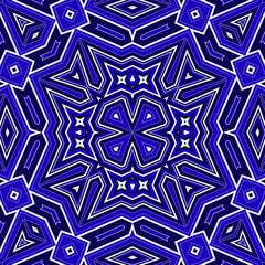 Seamless square pattern blue and white. Frost texture pattern. Merry Christmas. Happy New Year.