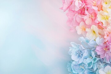 Obraz premium Vibrant floral arrangement garden digital artwork soft focus aesthetic beauty