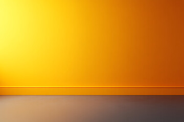 empty room with plan yellow texture 