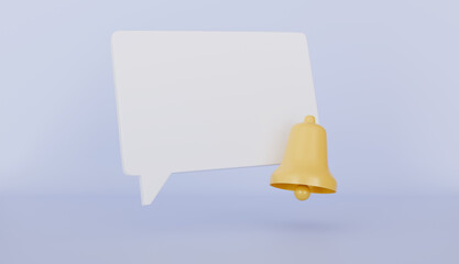 Popup Blink Notification Icon with Bell