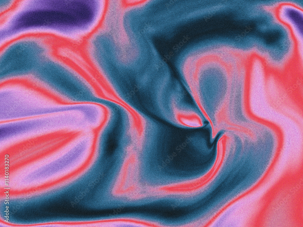 Poster abstract blurred grainy psychedelic gradient background texture. colorful digital grain dust soft no