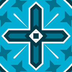 Seamless square pattern blue and white. Frost texture pattern. Merry Christmas. Happy New Year.