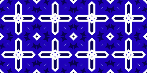 Obraz premium Seamless pattern banner blue and white. Merry Christmas. Happy New Year. Frost and snowflakes pattern