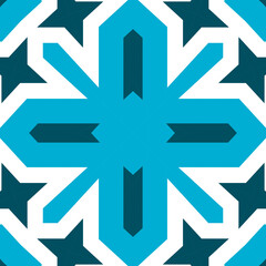 Seamless square pattern blue and white. Frost texture pattern. Merry Christmas. Happy New Year.