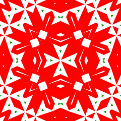Obraz premium Seamless square pattern red and green. Christmas pattern green and red. Merry Christmas. Happy New Year.