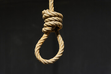 Hanging rope knot