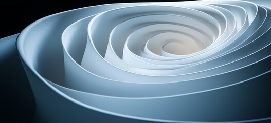 Obraz premium A header poster banner backdrop design featuring an abstract blue wavy gradient background with grain and noise texture.