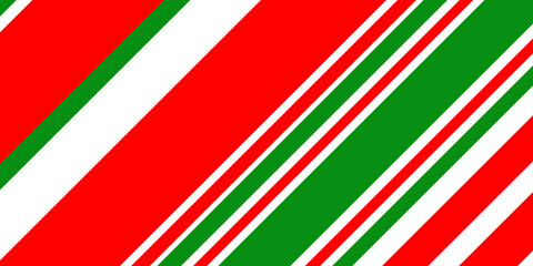 Seamless background with red green lines. Merry Christmas. Happy New Year