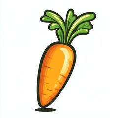 carrot isolated on white background