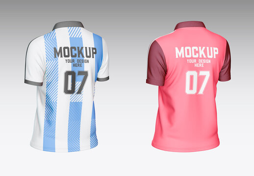 Women's Soccer Jersey Mockup