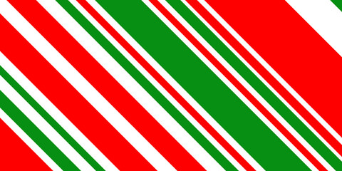 Seamless background with red green lines. Merry Christmas. Happy New Year