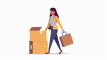 Upset Woman Manager Fired from Job, Depressed Girl Employee with Water Glass